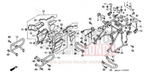 PROTECTION DE MOTEUR/ ETAI SAC DE SELLE GL1500K de 1989